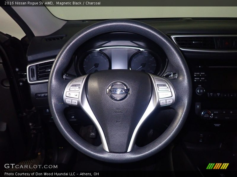 Magnetic Black / Charcoal 2016 Nissan Rogue SV AWD