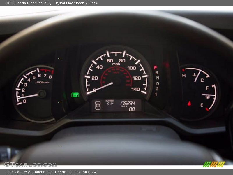 Crystal Black Pearl / Black 2013 Honda Ridgeline RTL