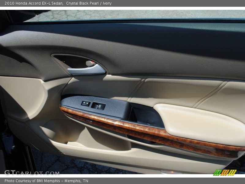 Crystal Black Pearl / Ivory 2010 Honda Accord EX-L Sedan