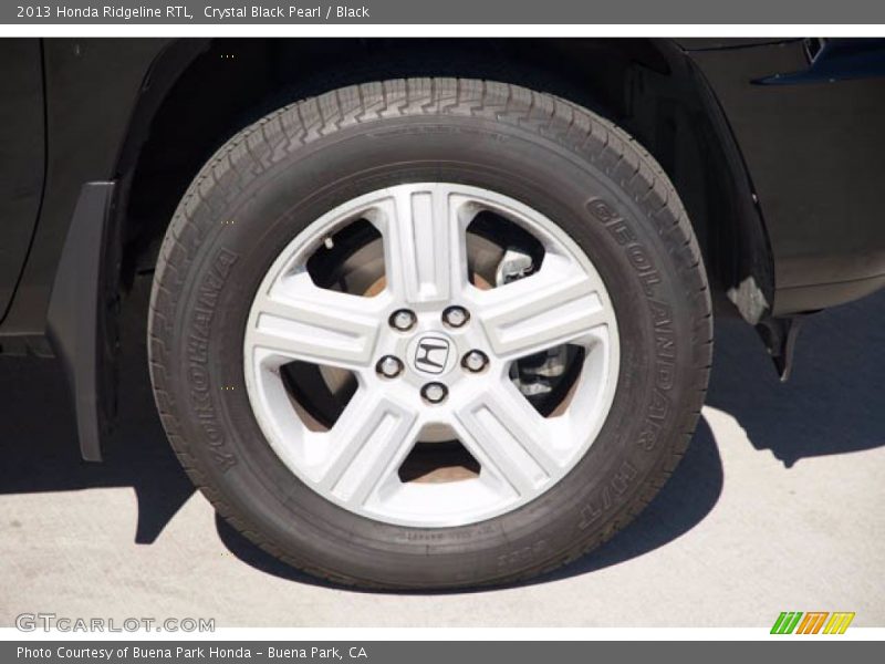 Crystal Black Pearl / Black 2013 Honda Ridgeline RTL