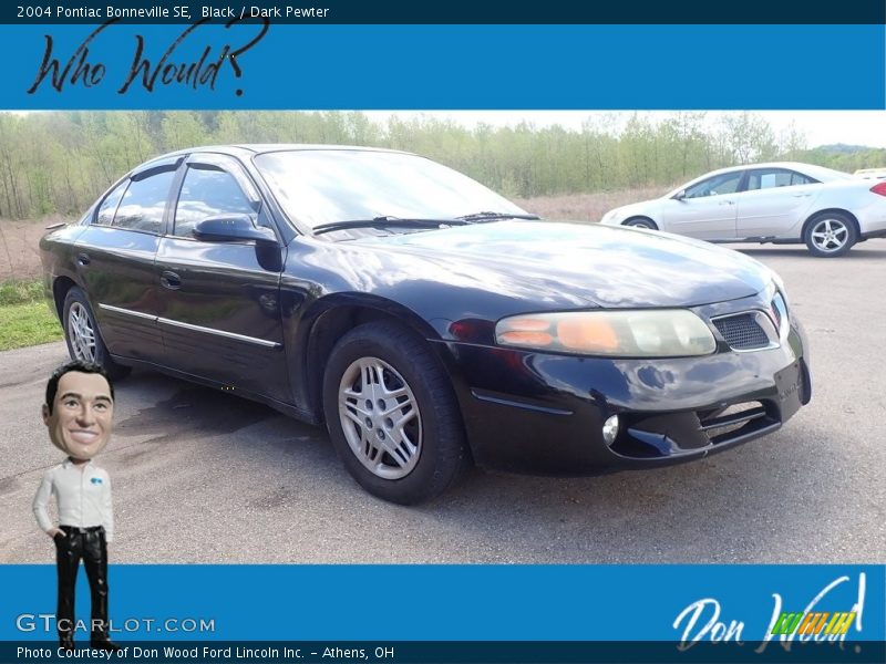 Black / Dark Pewter 2004 Pontiac Bonneville SE