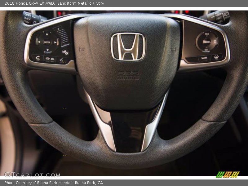 Sandstorm Metallic / Ivory 2018 Honda CR-V EX AWD