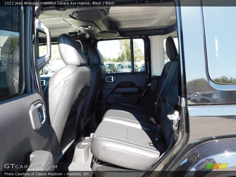 Black / Black 2021 Jeep Wrangler Unlimited Sahara 4xe Hybrid
