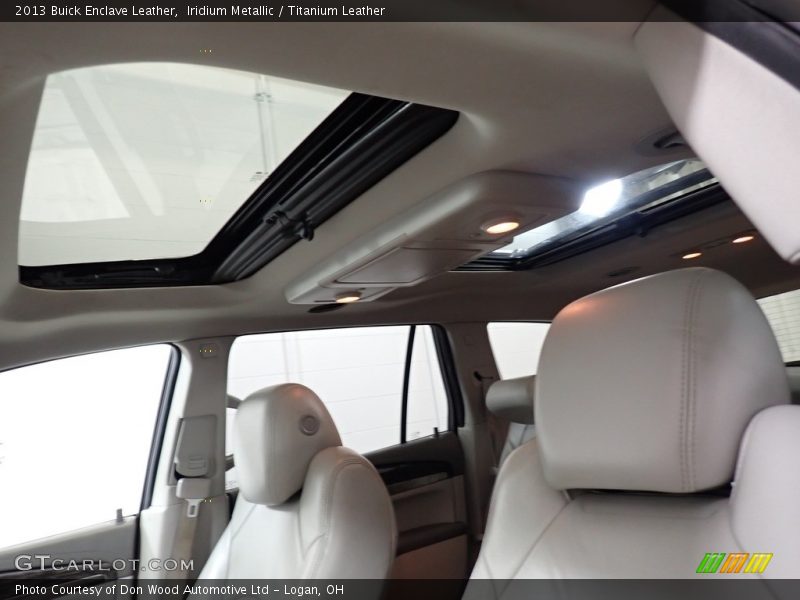 Iridium Metallic / Titanium Leather 2013 Buick Enclave Leather