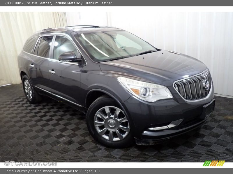 Iridium Metallic / Titanium Leather 2013 Buick Enclave Leather