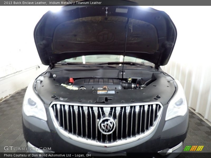 Iridium Metallic / Titanium Leather 2013 Buick Enclave Leather