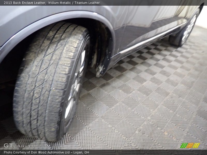 Iridium Metallic / Titanium Leather 2013 Buick Enclave Leather