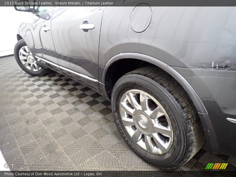 Iridium Metallic / Titanium Leather 2013 Buick Enclave Leather