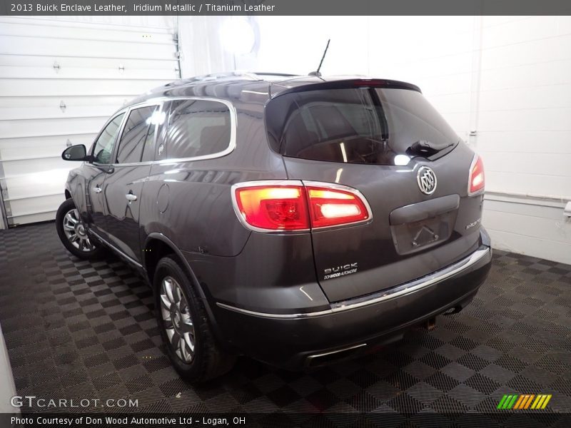 Iridium Metallic / Titanium Leather 2013 Buick Enclave Leather