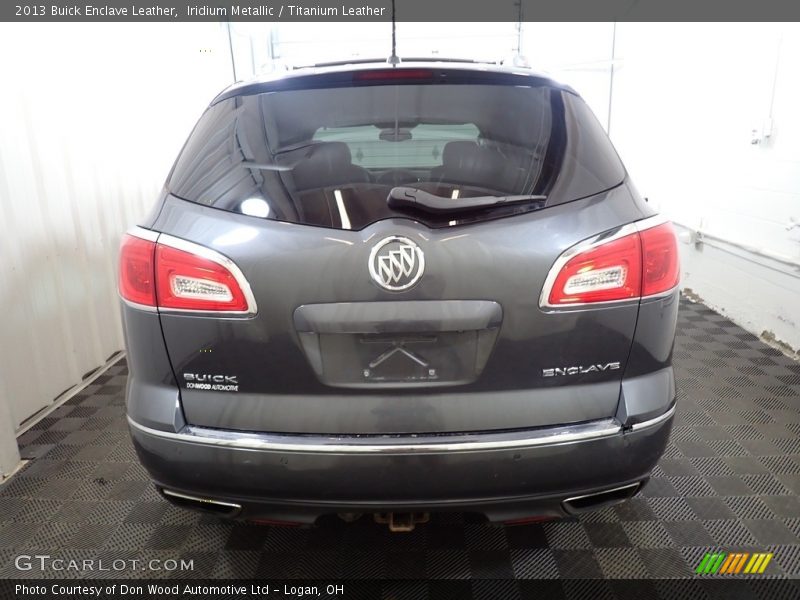 Iridium Metallic / Titanium Leather 2013 Buick Enclave Leather