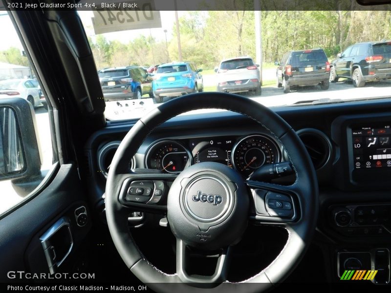 Black / Black 2021 Jeep Gladiator Sport 4x4