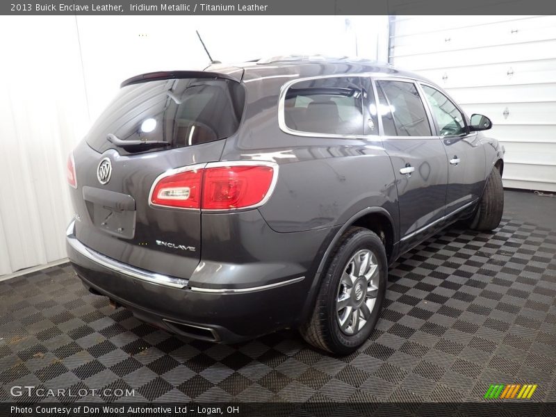 Iridium Metallic / Titanium Leather 2013 Buick Enclave Leather