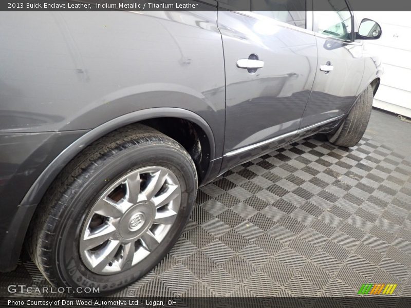 Iridium Metallic / Titanium Leather 2013 Buick Enclave Leather