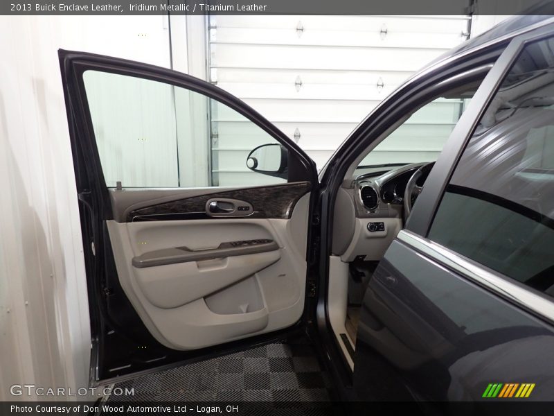 Iridium Metallic / Titanium Leather 2013 Buick Enclave Leather