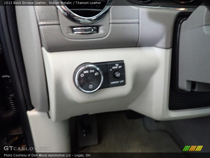 Iridium Metallic / Titanium Leather 2013 Buick Enclave Leather