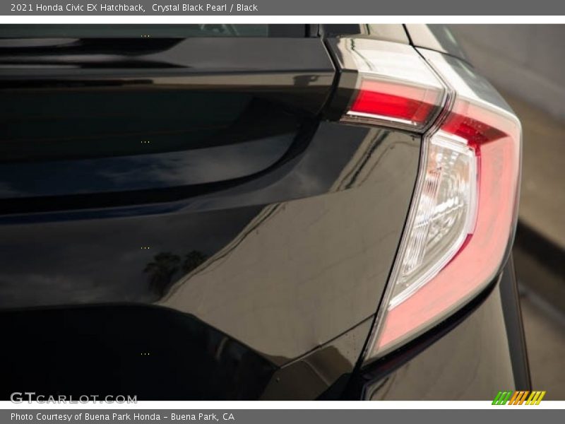 Crystal Black Pearl / Black 2021 Honda Civic EX Hatchback