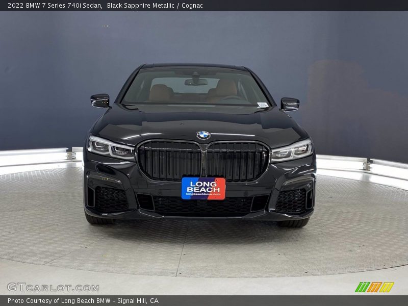 Black Sapphire Metallic / Cognac 2022 BMW 7 Series 740i Sedan