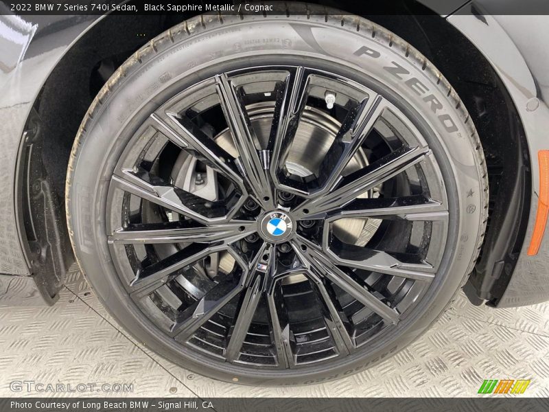 Black Sapphire Metallic / Cognac 2022 BMW 7 Series 740i Sedan