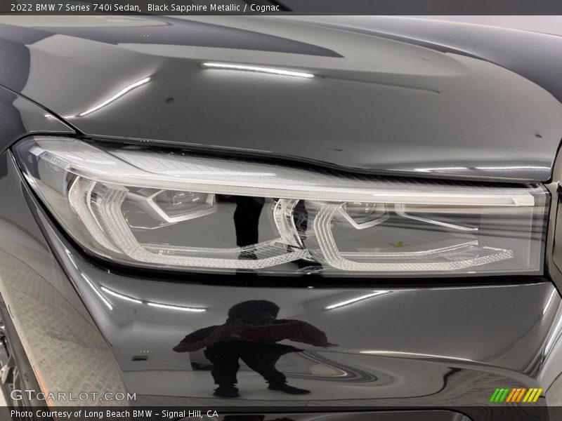 Black Sapphire Metallic / Cognac 2022 BMW 7 Series 740i Sedan