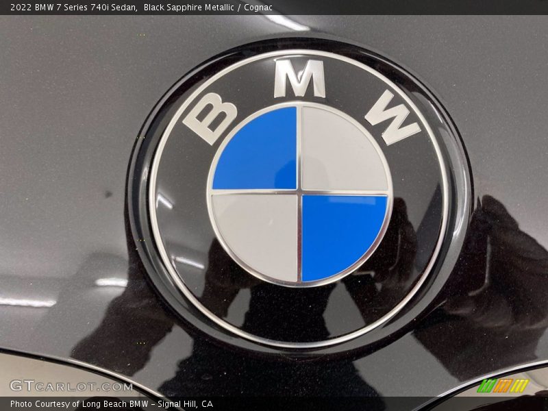 Black Sapphire Metallic / Cognac 2022 BMW 7 Series 740i Sedan