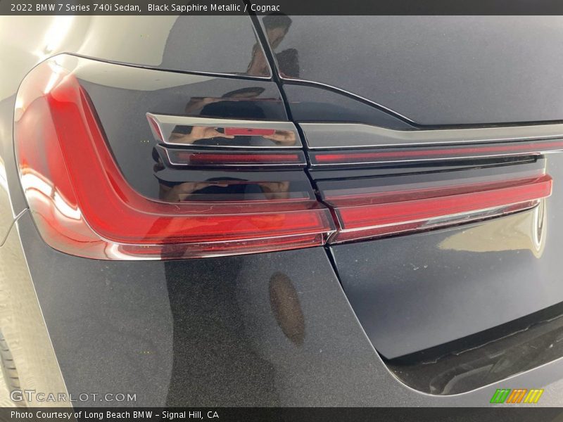 Black Sapphire Metallic / Cognac 2022 BMW 7 Series 740i Sedan