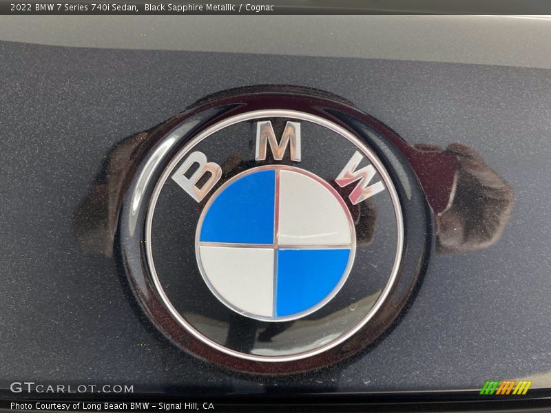 Black Sapphire Metallic / Cognac 2022 BMW 7 Series 740i Sedan