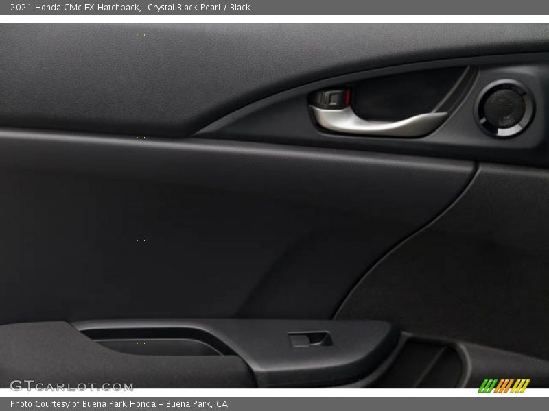 Crystal Black Pearl / Black 2021 Honda Civic EX Hatchback