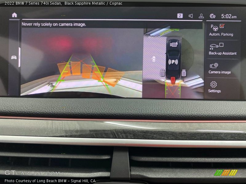 Black Sapphire Metallic / Cognac 2022 BMW 7 Series 740i Sedan