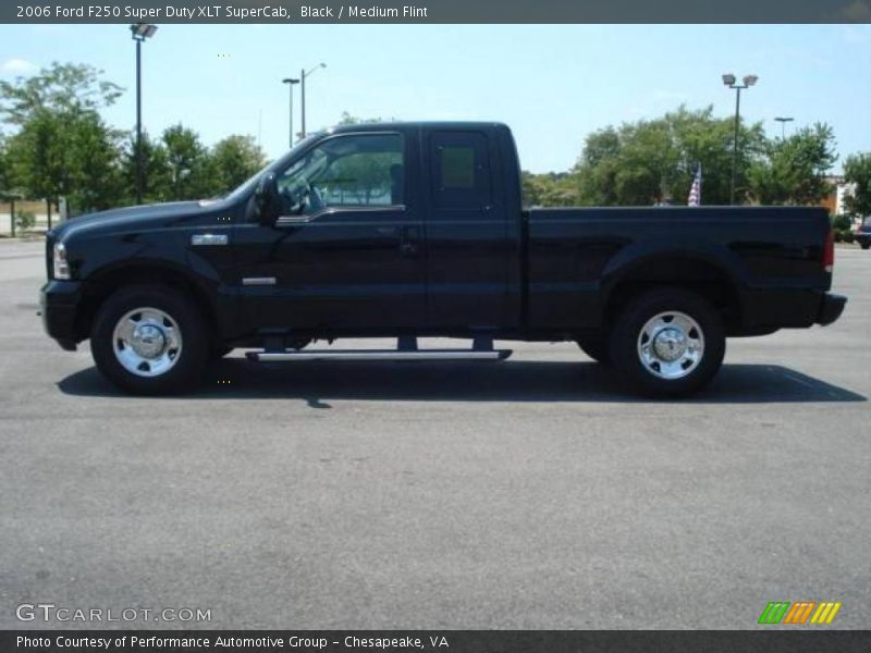 Black / Medium Flint 2006 Ford F250 Super Duty XLT SuperCab
