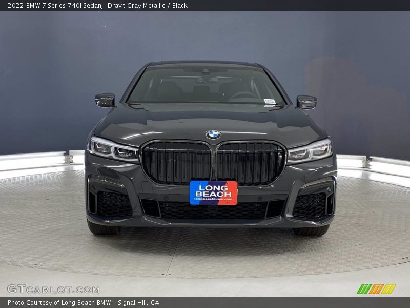 Dravit Gray Metallic / Black 2022 BMW 7 Series 740i Sedan