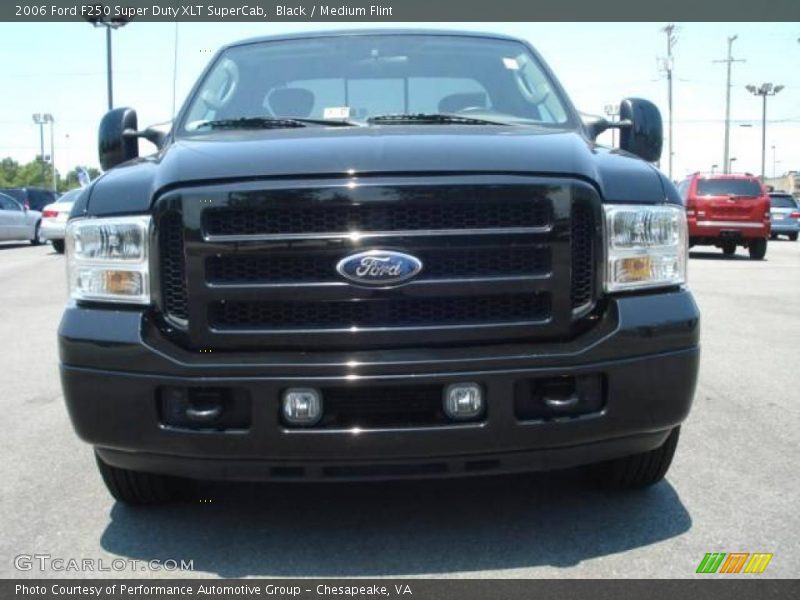 Black / Medium Flint 2006 Ford F250 Super Duty XLT SuperCab