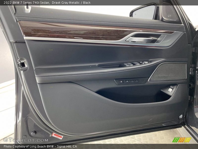 Dravit Gray Metallic / Black 2022 BMW 7 Series 740i Sedan