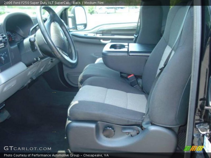 Black / Medium Flint 2006 Ford F250 Super Duty XLT SuperCab