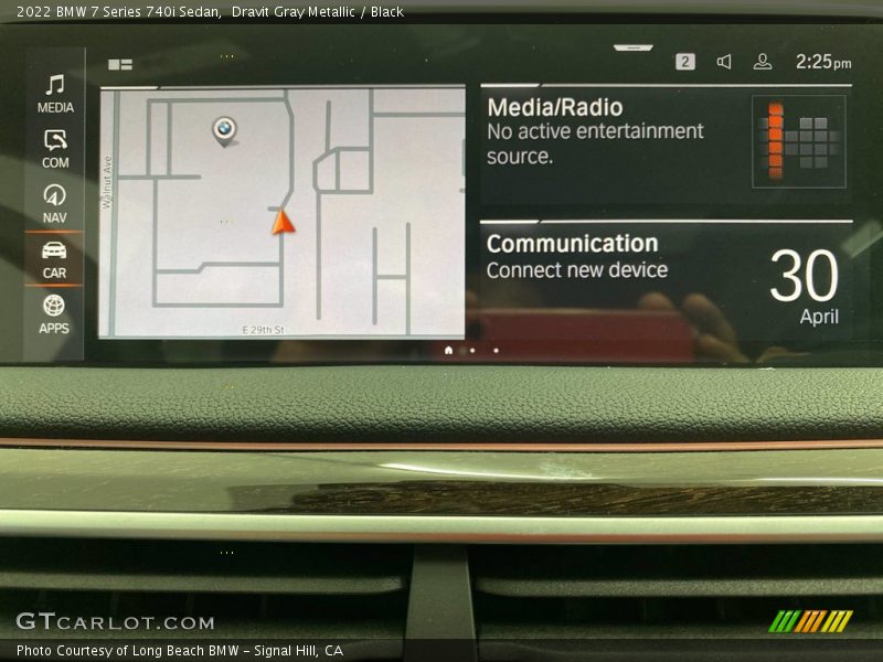 Dravit Gray Metallic / Black 2022 BMW 7 Series 740i Sedan
