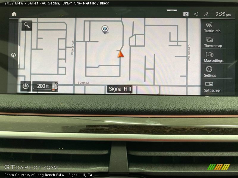 Navigation of 2022 7 Series 740i Sedan