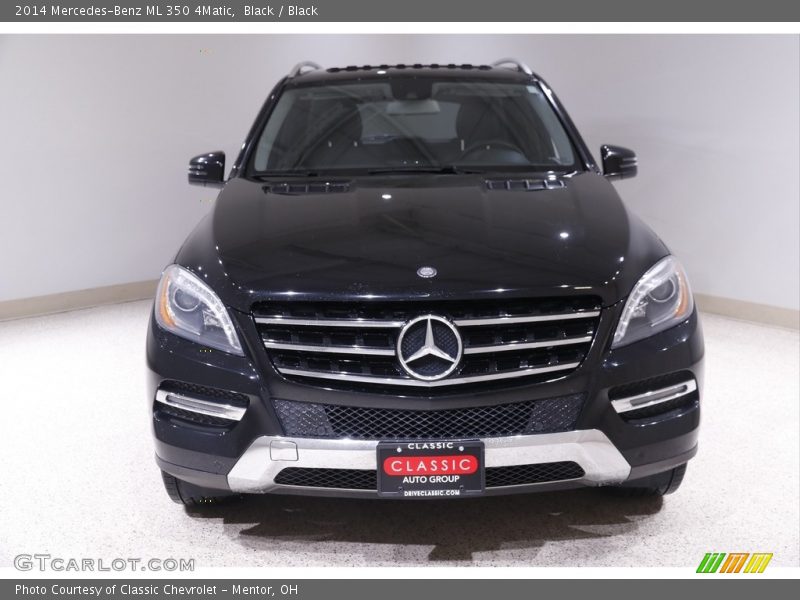 Black / Black 2014 Mercedes-Benz ML 350 4Matic