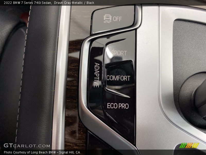 Dravit Gray Metallic / Black 2022 BMW 7 Series 740i Sedan