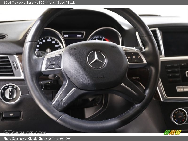 Black / Black 2014 Mercedes-Benz ML 350 4Matic