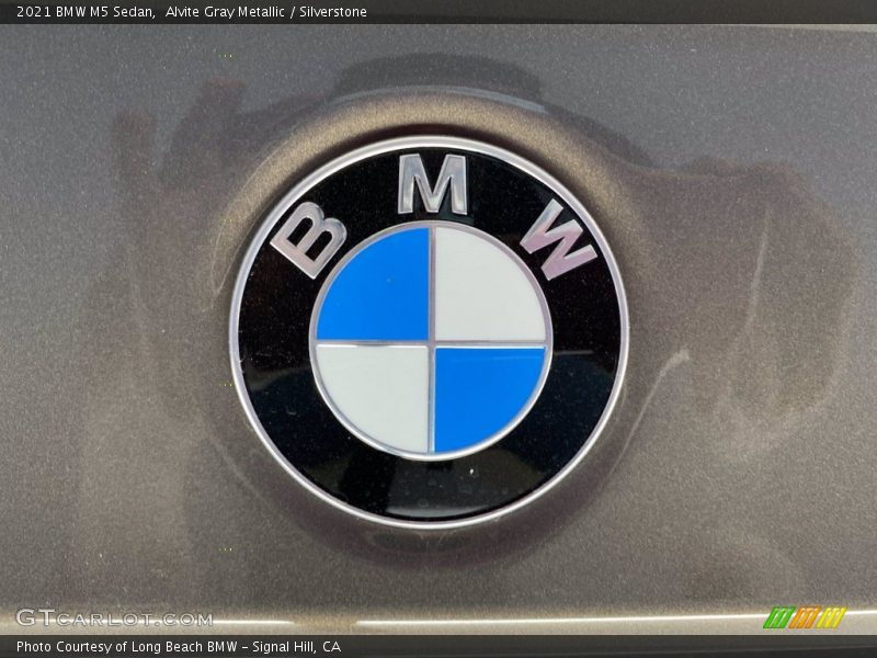 Alvite Gray Metallic / Silverstone 2021 BMW M5 Sedan