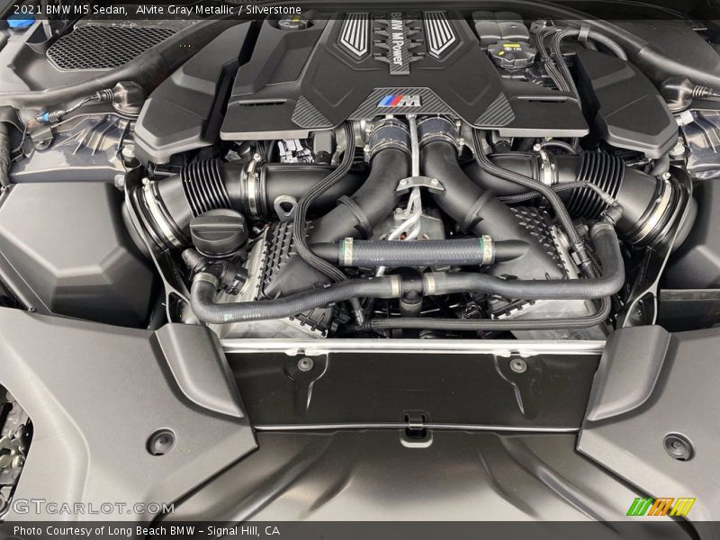  2021 M5 Sedan Engine - 4.4 Liter M TwinPower Turbocharged DOHC 32-Valve VVT V8