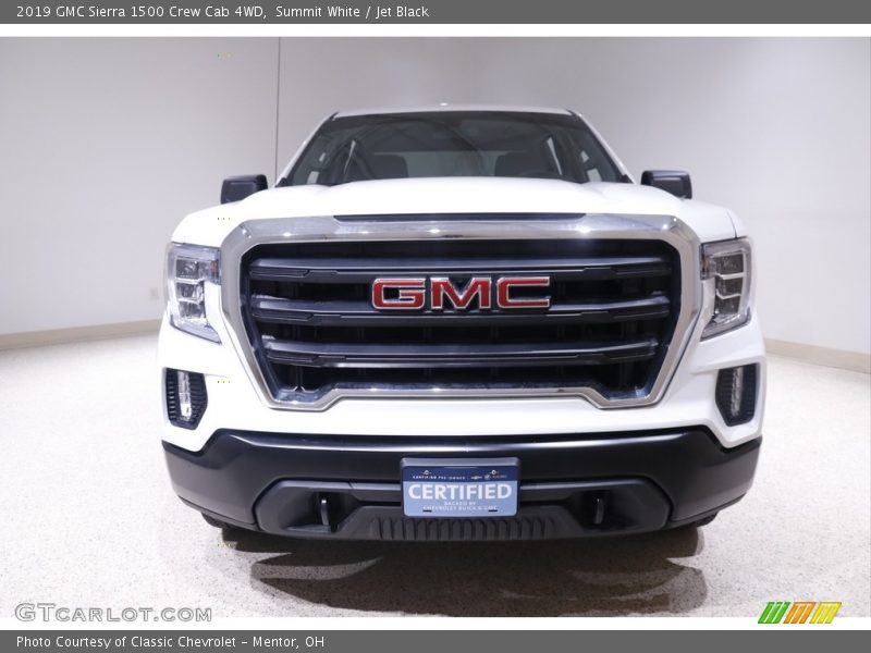 Summit White / Jet Black 2019 GMC Sierra 1500 Crew Cab 4WD