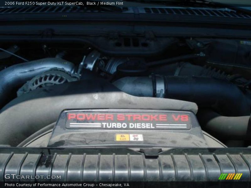 Black / Medium Flint 2006 Ford F250 Super Duty XLT SuperCab