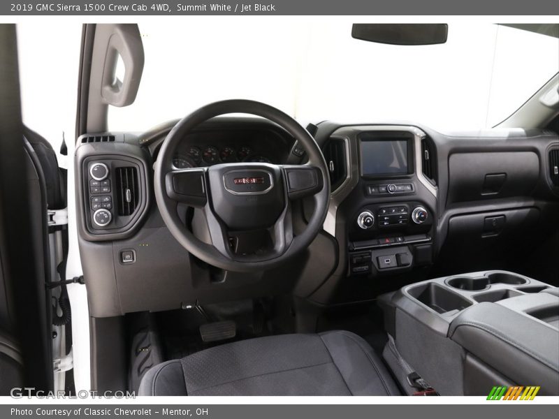 Summit White / Jet Black 2019 GMC Sierra 1500 Crew Cab 4WD