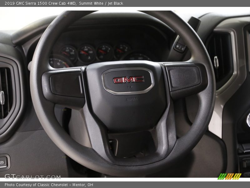 Summit White / Jet Black 2019 GMC Sierra 1500 Crew Cab 4WD