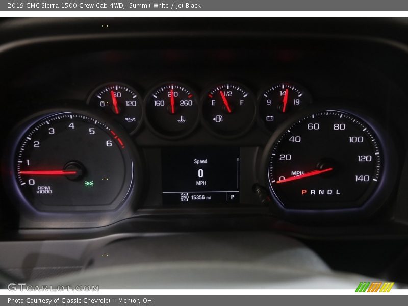 Summit White / Jet Black 2019 GMC Sierra 1500 Crew Cab 4WD