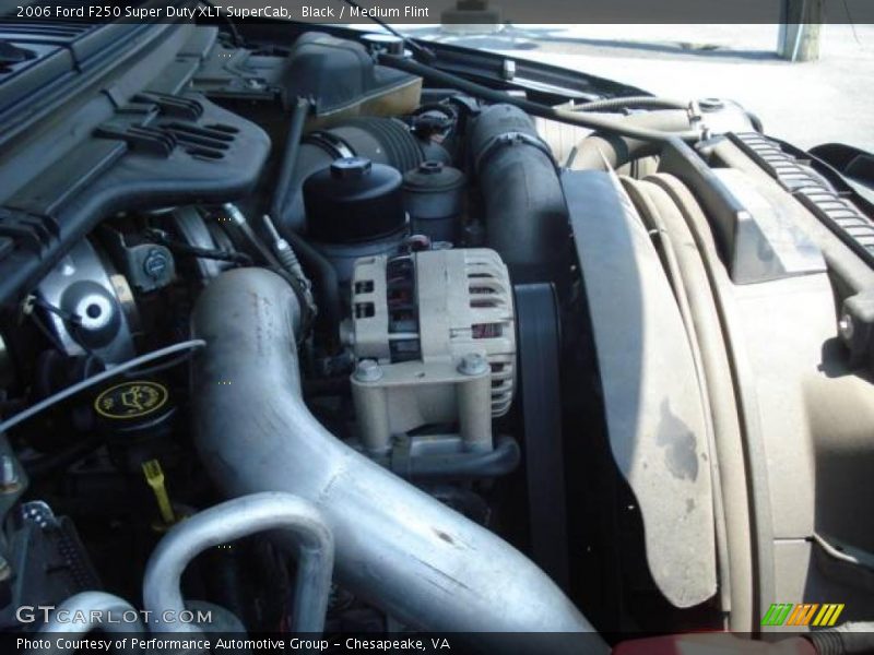 Black / Medium Flint 2006 Ford F250 Super Duty XLT SuperCab