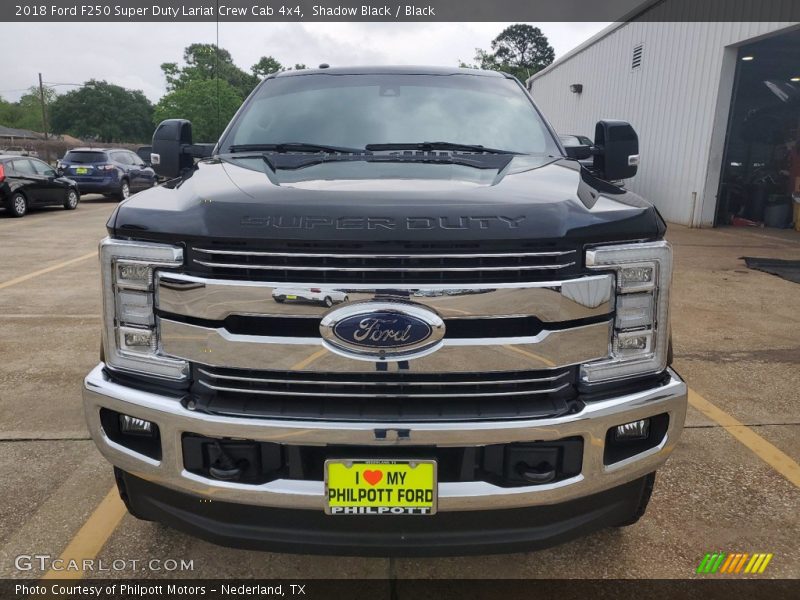 Shadow Black / Black 2018 Ford F250 Super Duty Lariat Crew Cab 4x4