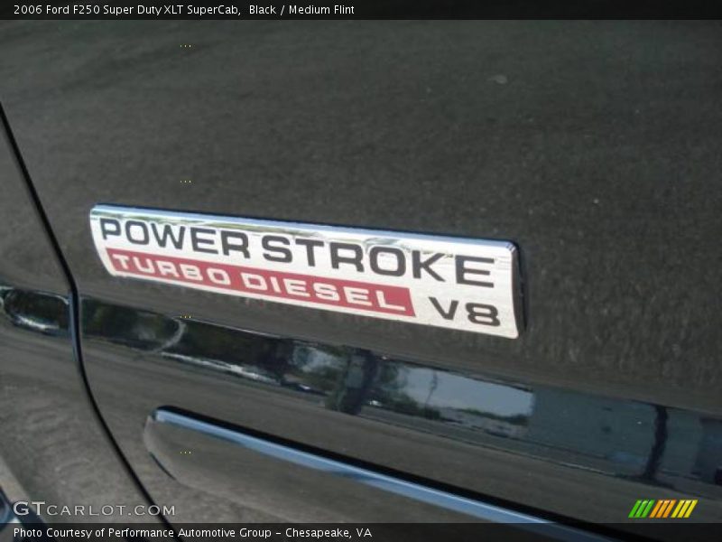 Black / Medium Flint 2006 Ford F250 Super Duty XLT SuperCab