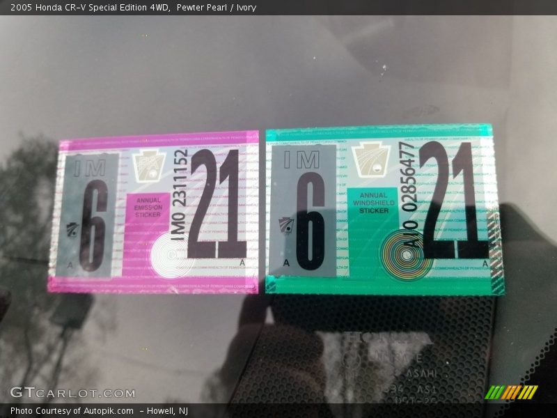 Pewter Pearl / Ivory 2005 Honda CR-V Special Edition 4WD