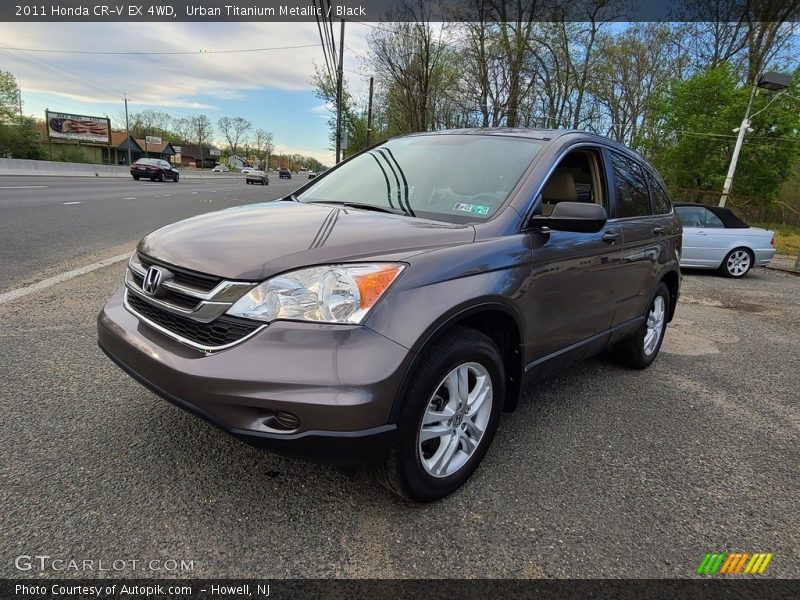 Urban Titanium Metallic / Black 2011 Honda CR-V EX 4WD